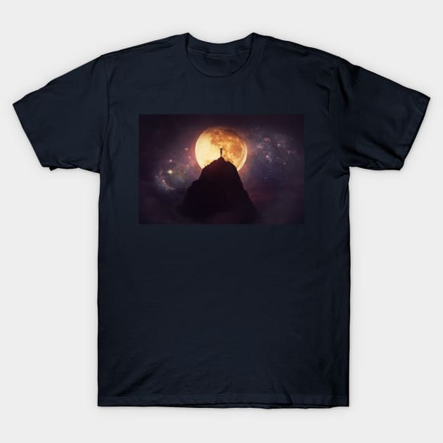 conquering the full moon T-Shirt by 1STunningArt